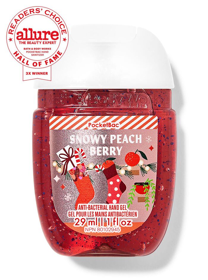 ژل ضدعفونی و خوشبوکننده دست Bath & Body Works مدل Snowy Peach Berry