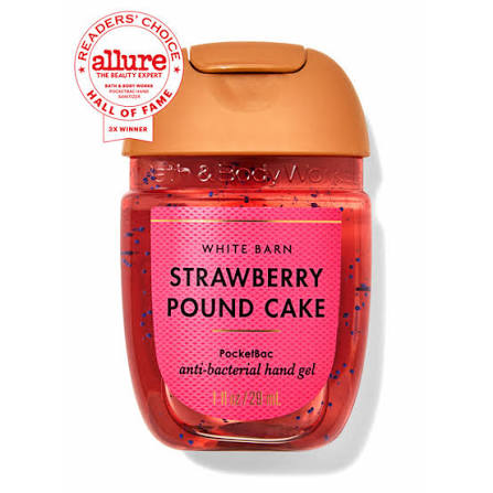 ژل ضدعفونی و خوشبوکننده دست Bath & Body Works مدل Strawberry Pound Cake