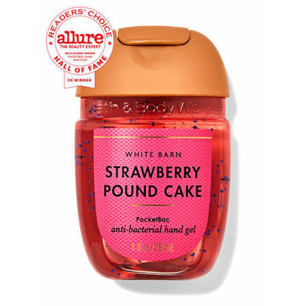 ژل ضدعفونی و خوشبوکننده دست Bath & Body Works مدل Strawberry Pound Cake